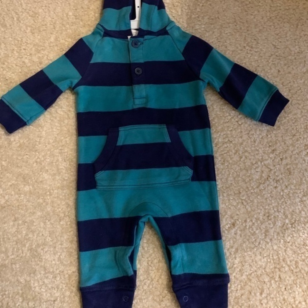 Starting out baby boy hoodie overall 3 months